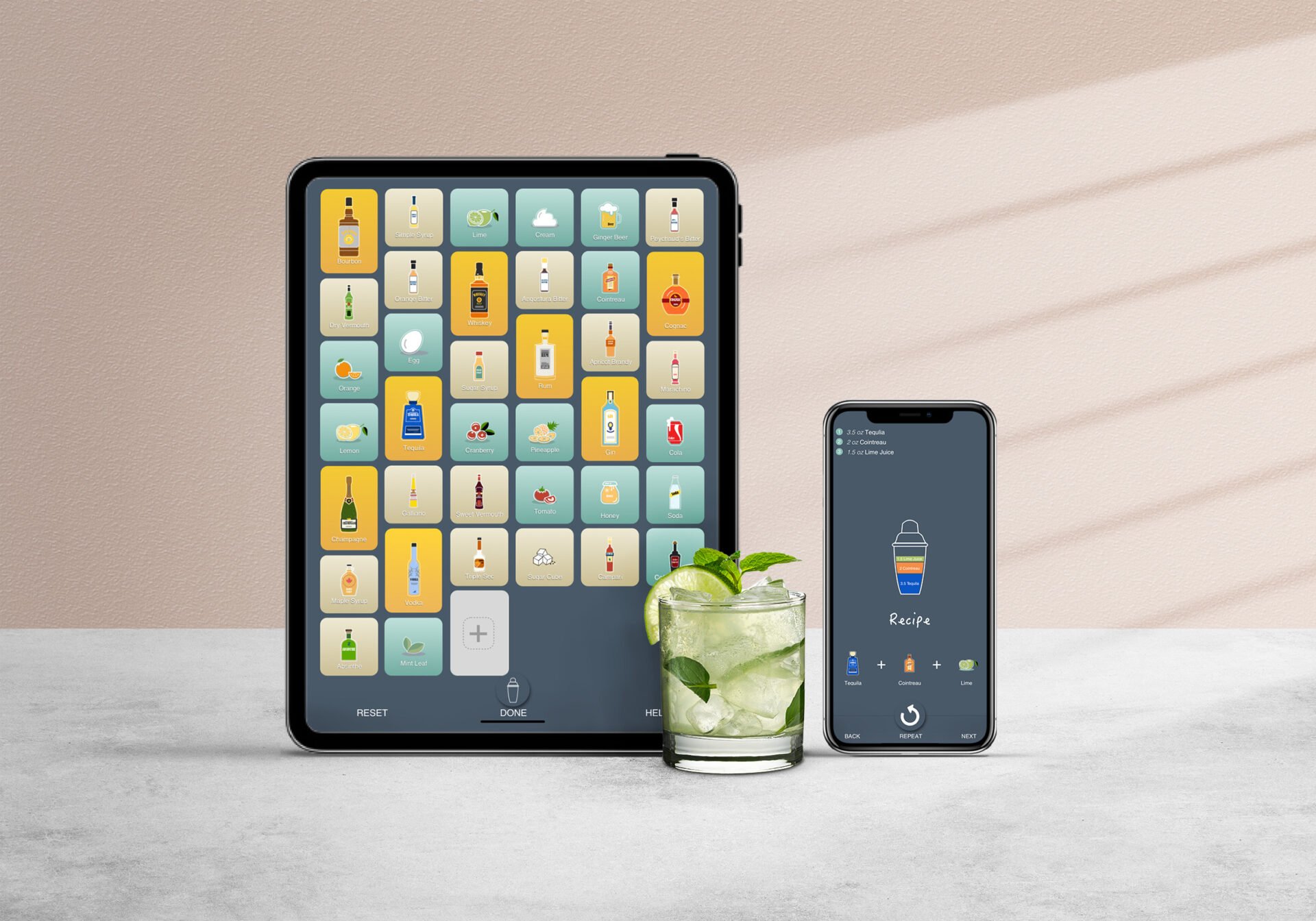 Cocktail Bar App Design